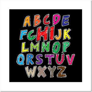 Hi In Alphabet Back To School Letters Teacher Posters and Art